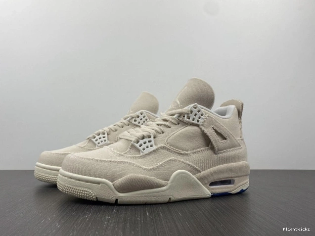 Jordan Retro Blank (W) 4 DQ4909-100 Canvas 1019
